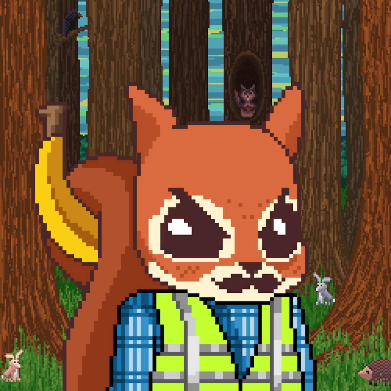 Pixel Squirrels #297